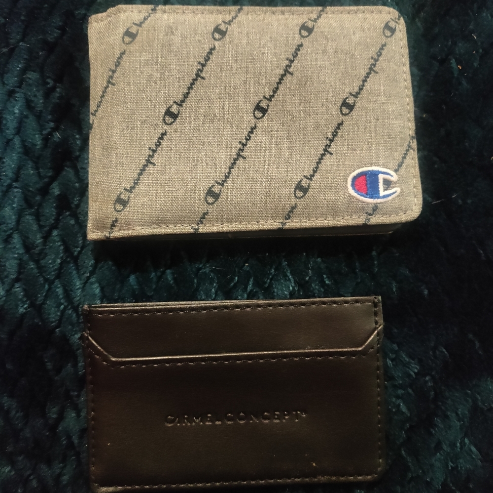 Men's Champion Wallet with small Leather Cardholder